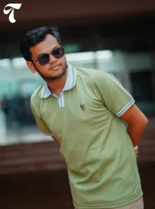 Premium Ribbed Polo Shirt - View 2